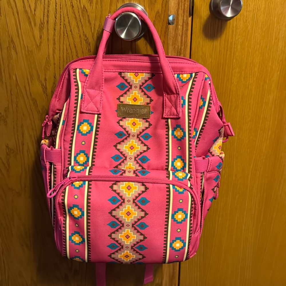 Wrangler diaper/book bag